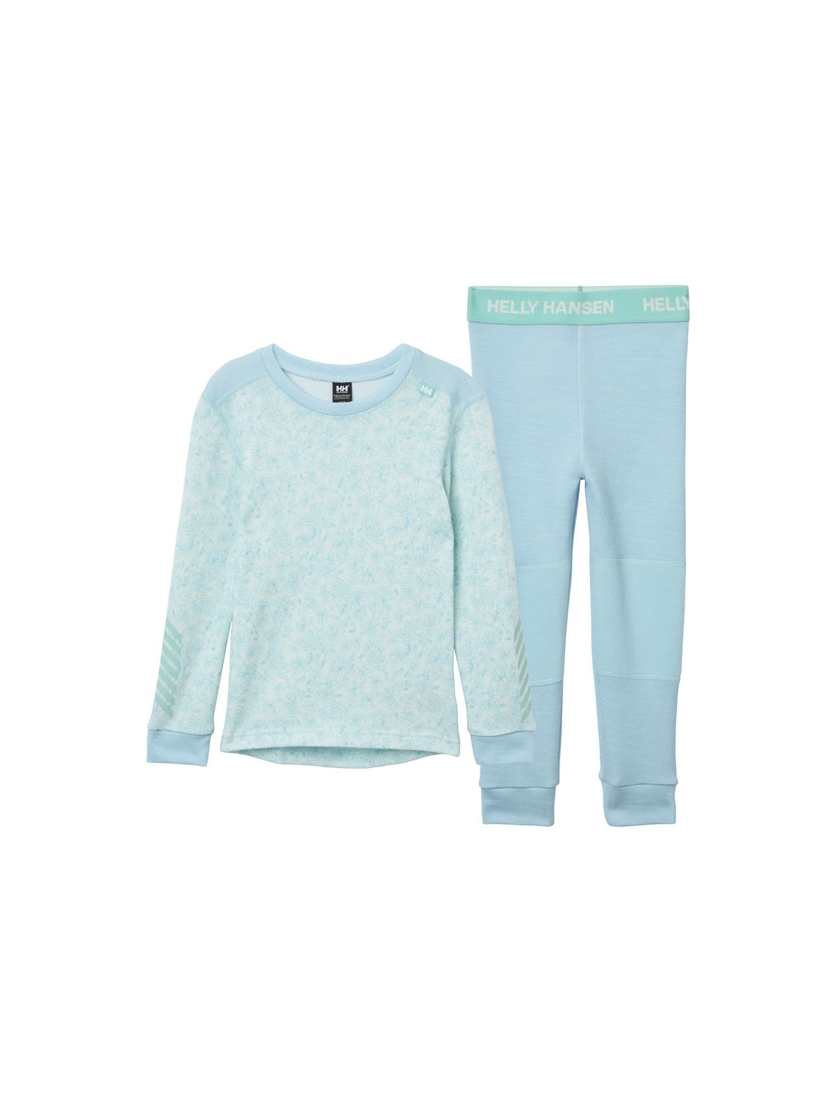 Bielizna dziecięca HELLY HANSEN K Graphic Lifa Merino Set kolor niebieski