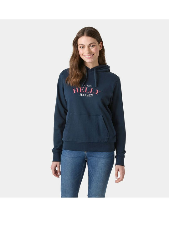 Bluza damska HELLY HANSEN W Core Graphic Hoodie granatowa
