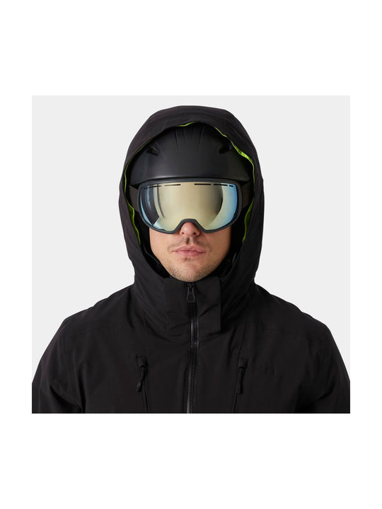 Kurtka narciarska męska HELLY HANSEN ALPHA 4.0 JACKET czarna

