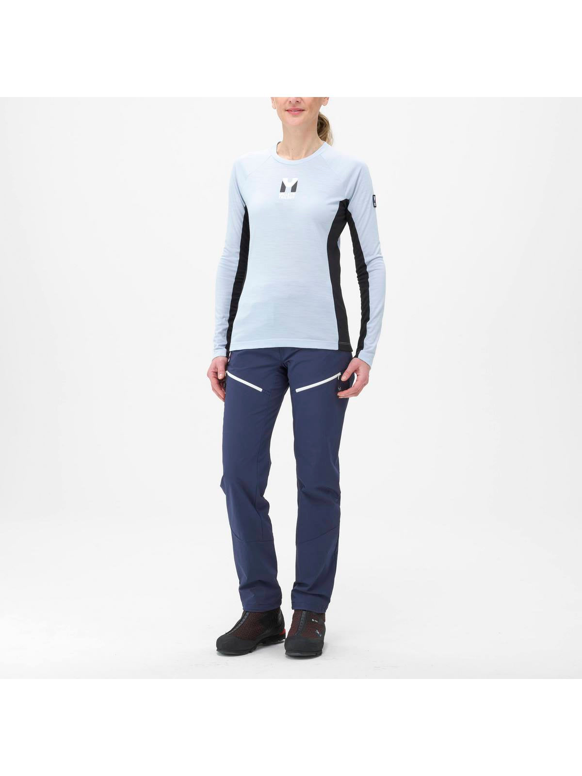 Bielizna damska MILLET W Trilogy Wool Ts Ls niebieski - Koszulka - Adventure Sports