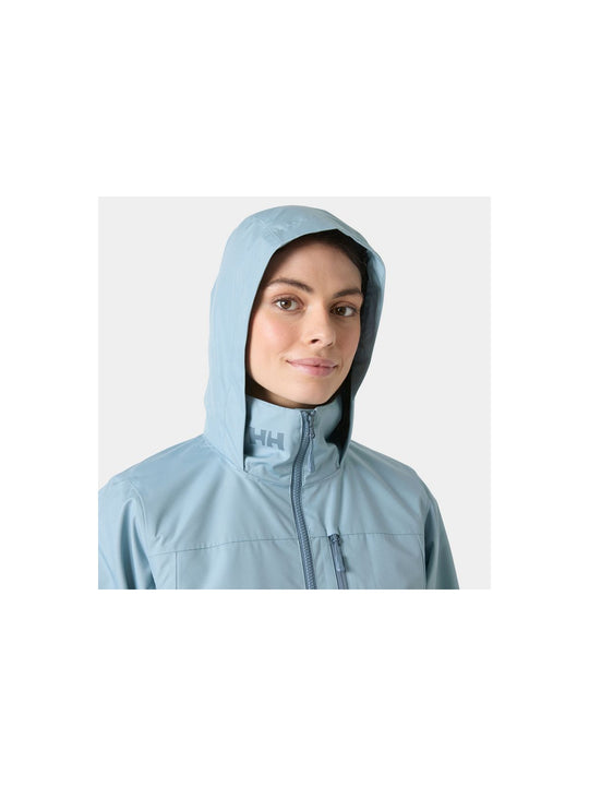 Kurtka damska żeglarska HELLY HANSEN W Crew Hooded Jacket 2.0 niebieska
