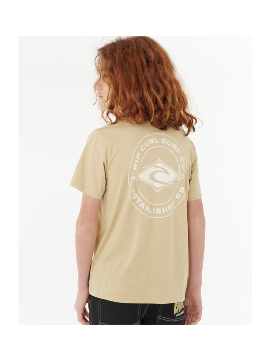 Koszulka RIP CURL STAPLER TEE - BOY zielona
