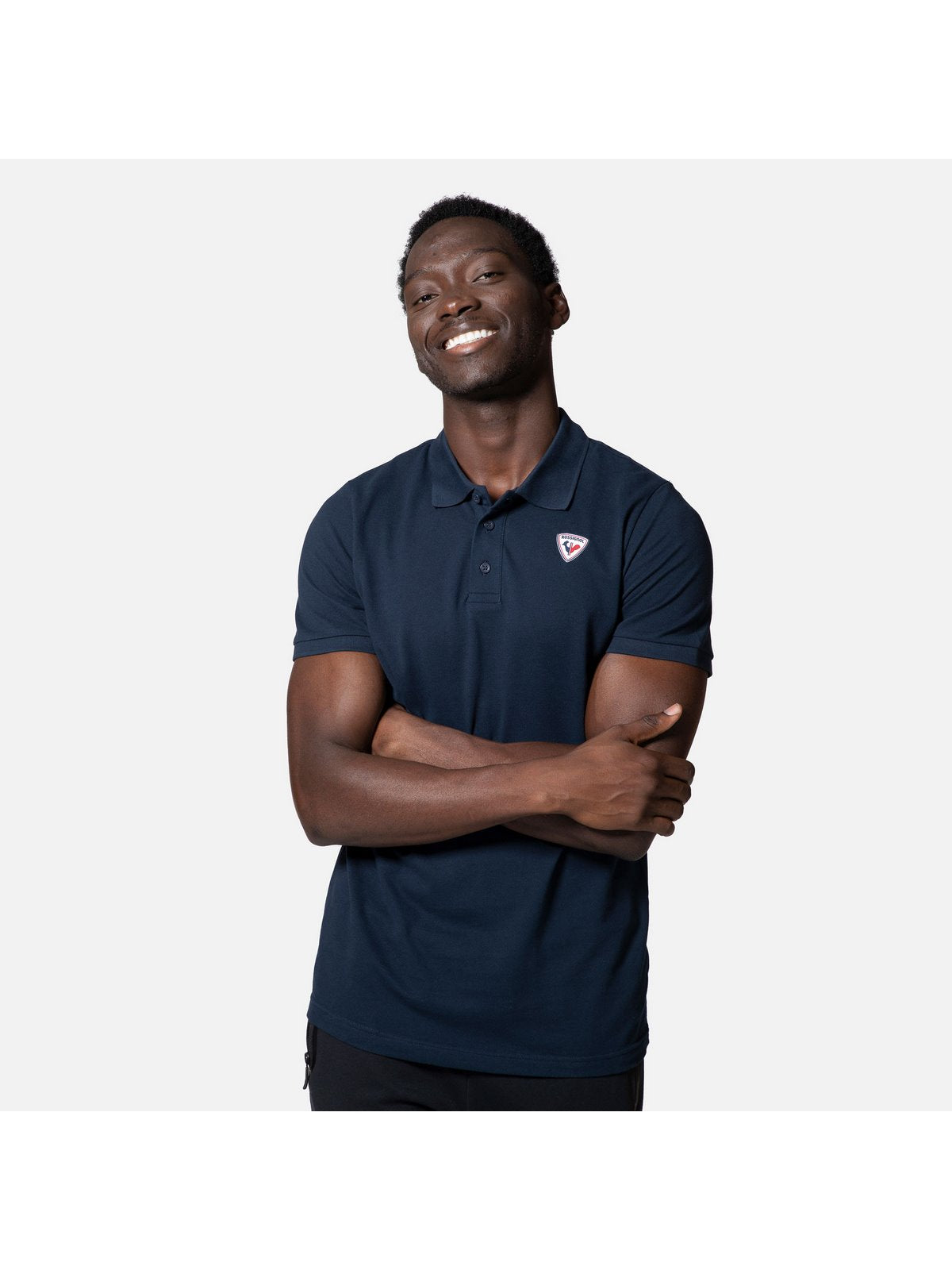 Koszulka męska ROSSIGNOL Logo Polo granatowy