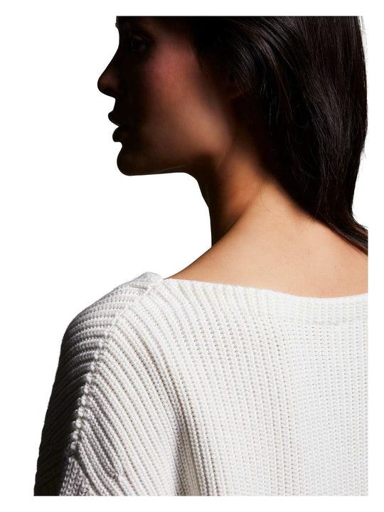 Sweter damski SAIL RACING W Sunlit Boatneck Sweater biały
