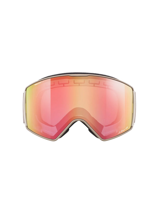 Gogle narciarskie JULBO LAUNCHER beżowe fotochrom Cat 1-3 hi-contrast
