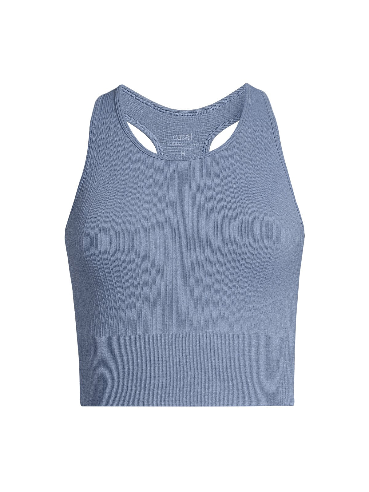 Top CASALL Multi Rib Seamless Padded Sports niebieski - Adventure