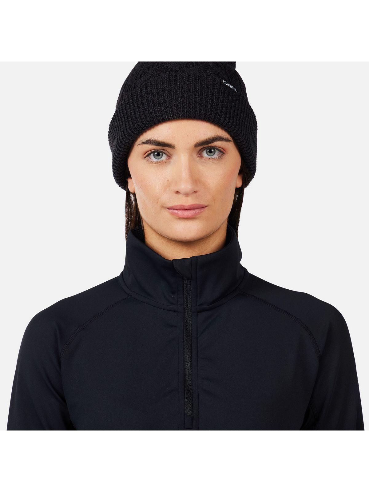 Bluza damska ROSSIGNOL W MID LAYER STRETCH HZ czarna