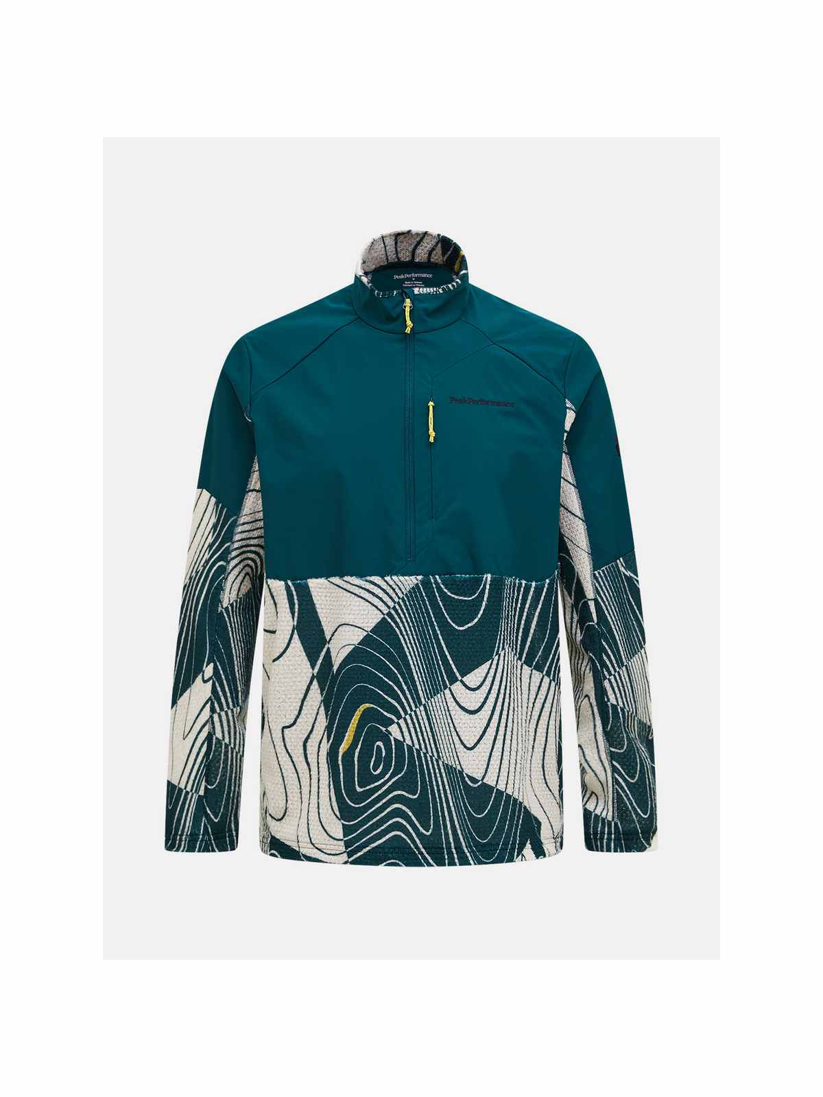 adventuresports bluza-peak-performance-m-freelight-aop-polartec-alpha-half-zip-g81130010-309 front