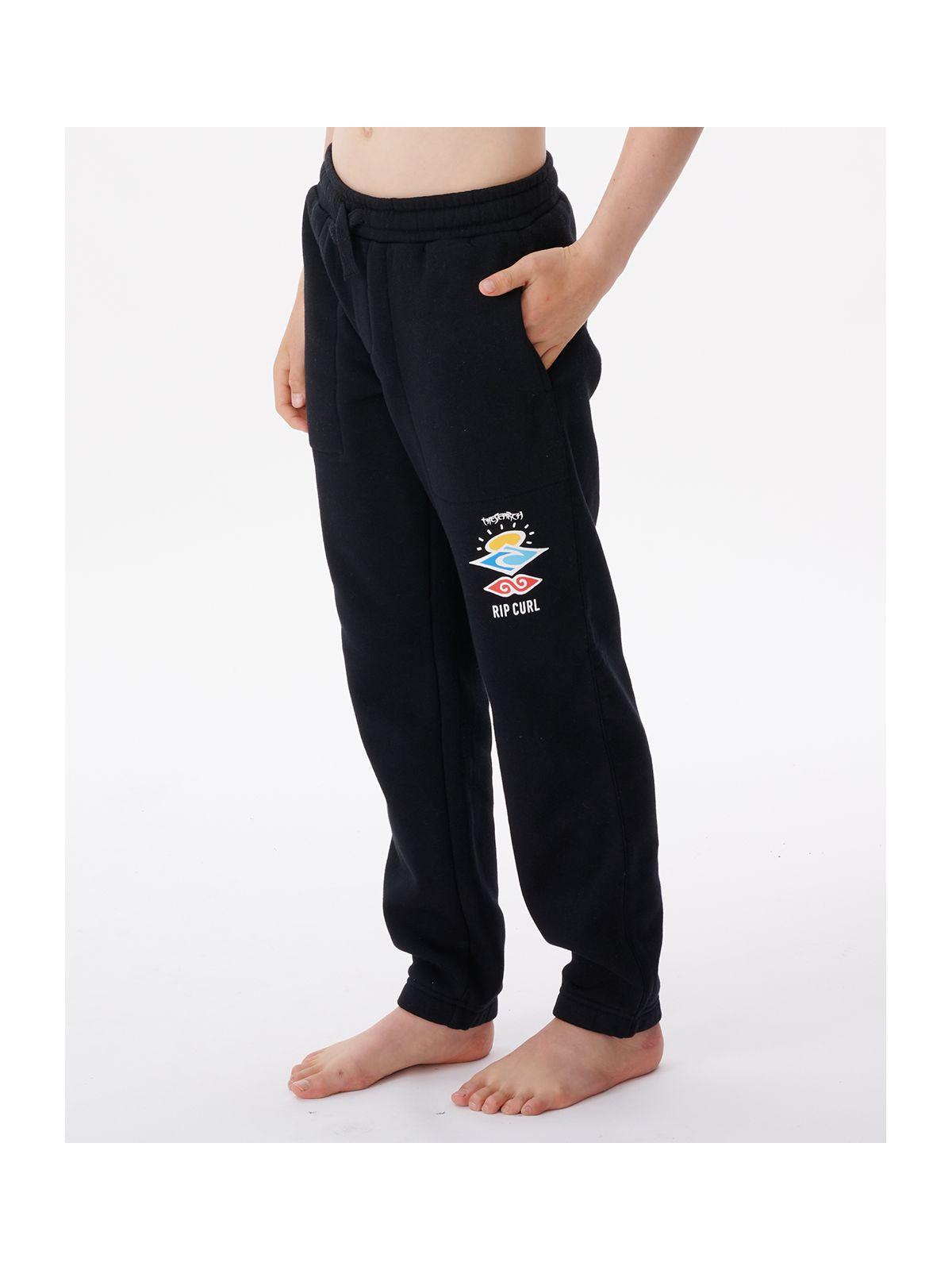 Spodnie chłopięce RIP CURL Icons Of Surf Trackpant-Boy czarny
