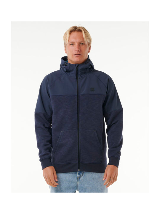 Bluza męska RIP CURL Anti Series Viral Zip Thru granatowa - Adventure Sports
