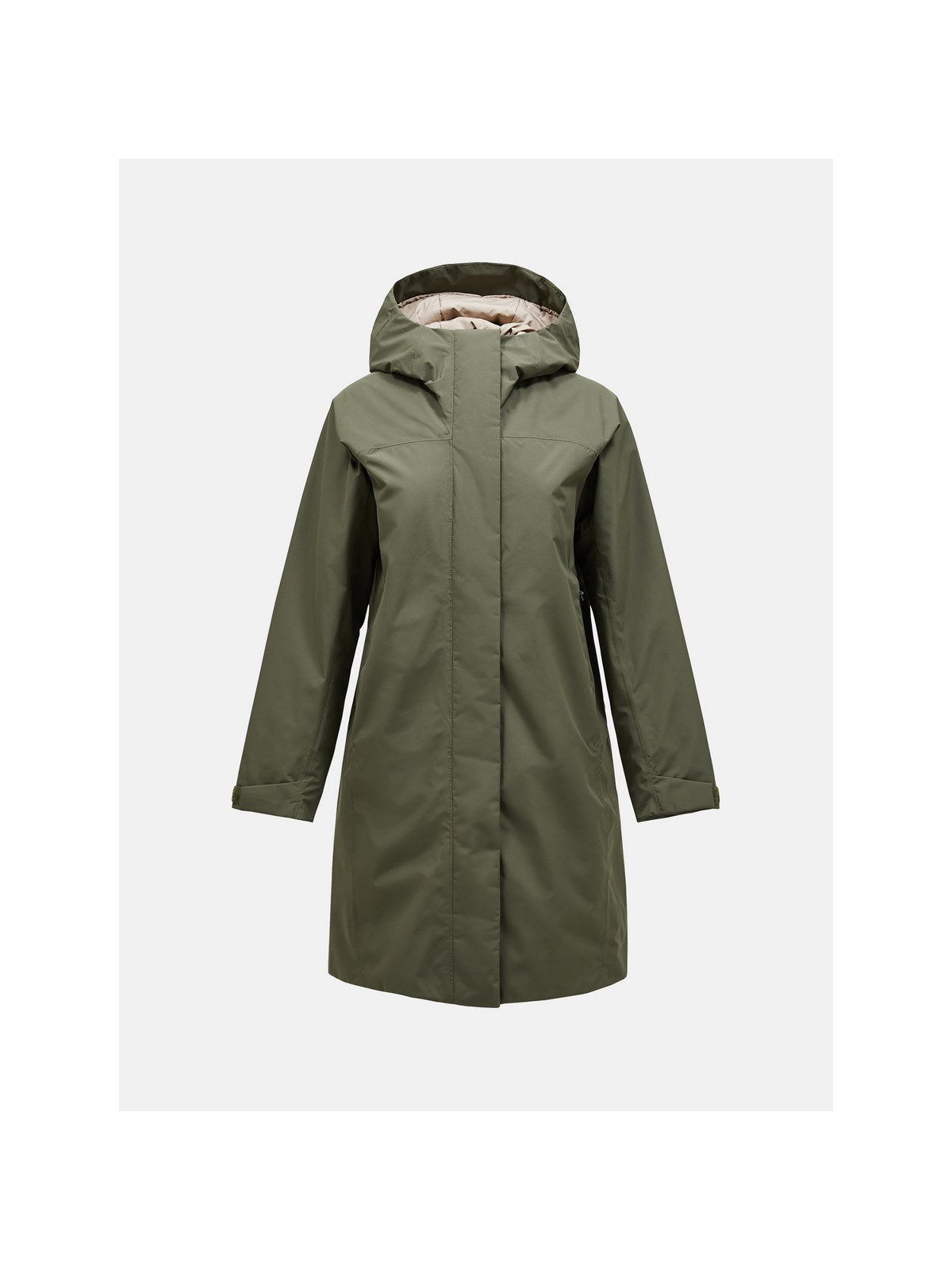 Parka Peak Performance W Treeline Insulated Park zielony - Kurtka - Adventure Sports