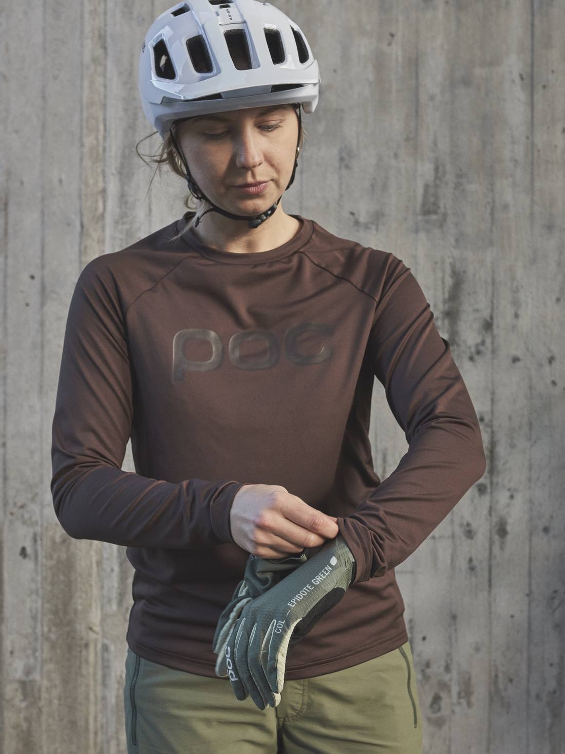 Koszulka rowerowa POC W’S REFORM ENDURO - brązowy - Adventure Sports