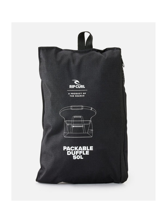 Torba RIP CURL Packable Duffle 50L Icons czarna - TU - Walizka - Adventure Sports

