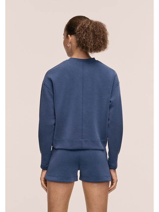 Bluza damska CASALL Peachy Crew Neck kolor granatowy
