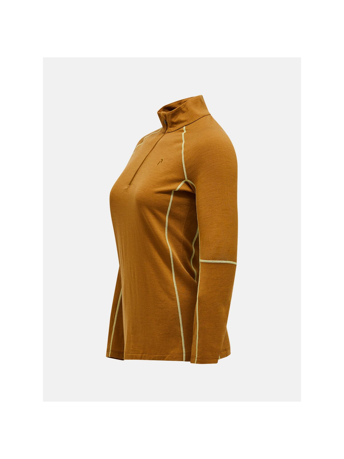 Koszulka Termiczna PEAK PERFORMANCE Magic Half Zip Wool-blend Baselayer Women brązowy