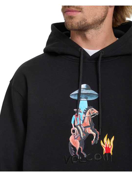 Bluza z kapturem VOLCOM Fa Mickey Mason Po 2 czarny
