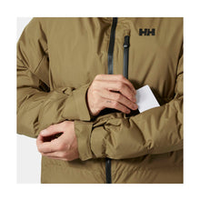 Kurtka narciarska męska HELLY HANSEN KVITFJELL RACE PUFFY JACKET brązowa
