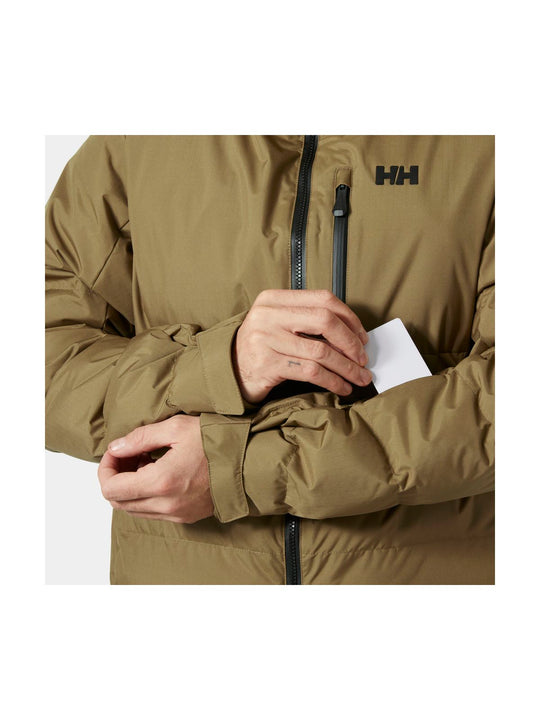 Kurtka narciarska męska HELLY HANSEN KVITFJELL RACE PUFFY JACKET brązowa
