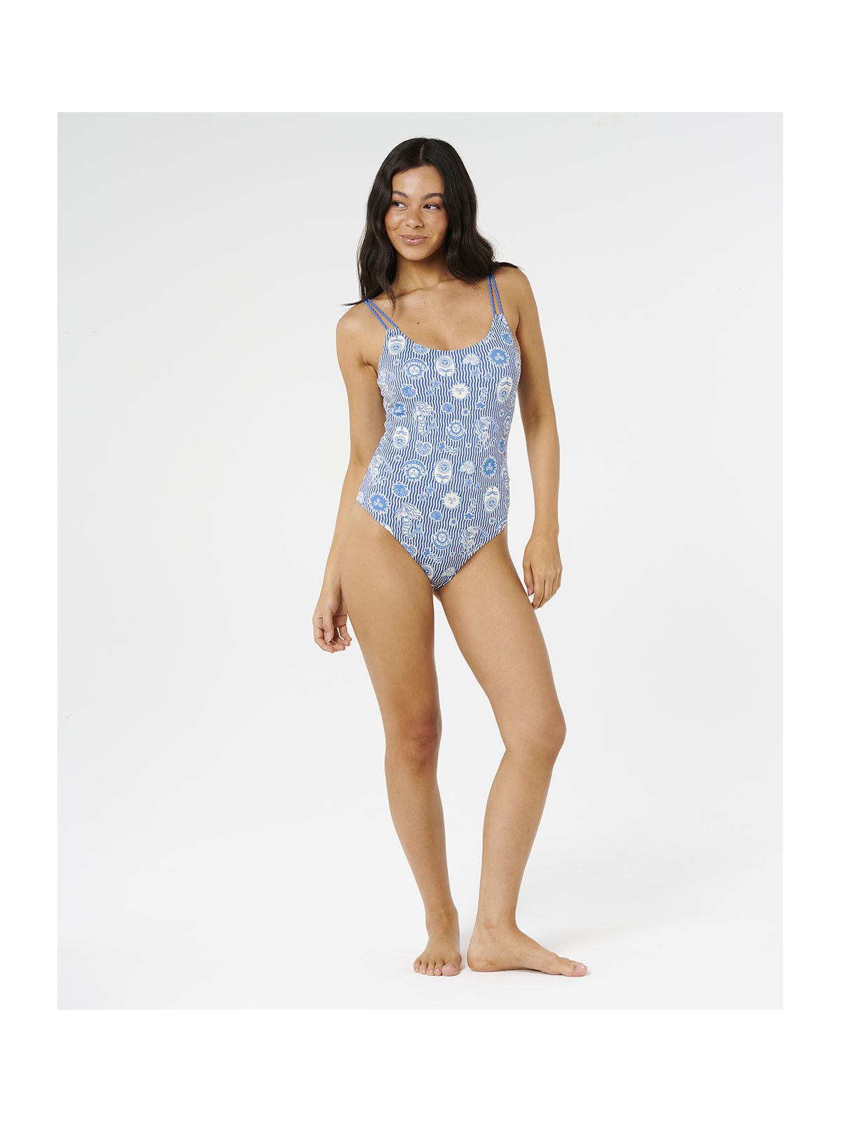 Kostium damski RIP CURL Catalina Waves 1 Piece niebieski