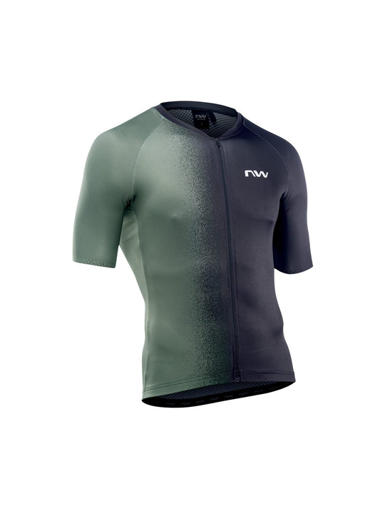 Koszulka rowerowa NORTHWAVE BLADE Jersey - zielony/czarny - Adventure Sports
