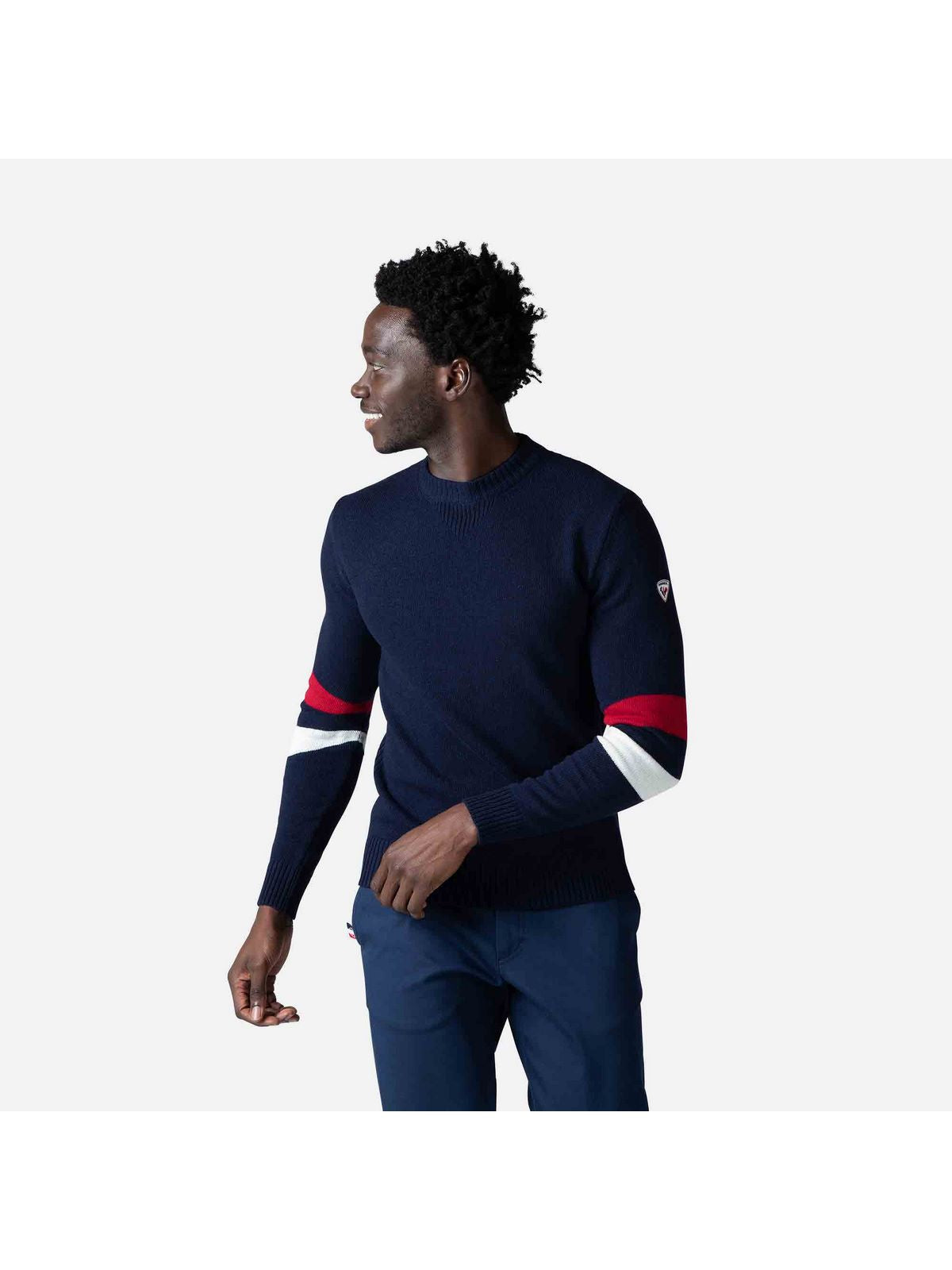 Sweter Rossignol Signature Rn Knit granatowy - Adventure Sports