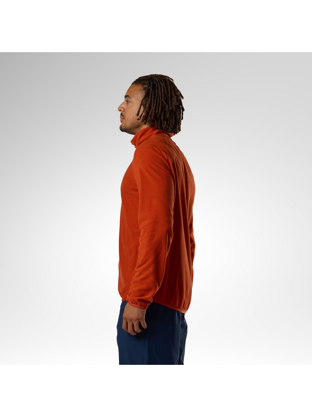 Bluza męska ROSSIGNOL M Quarter Zip Polar Fleece brązowa
