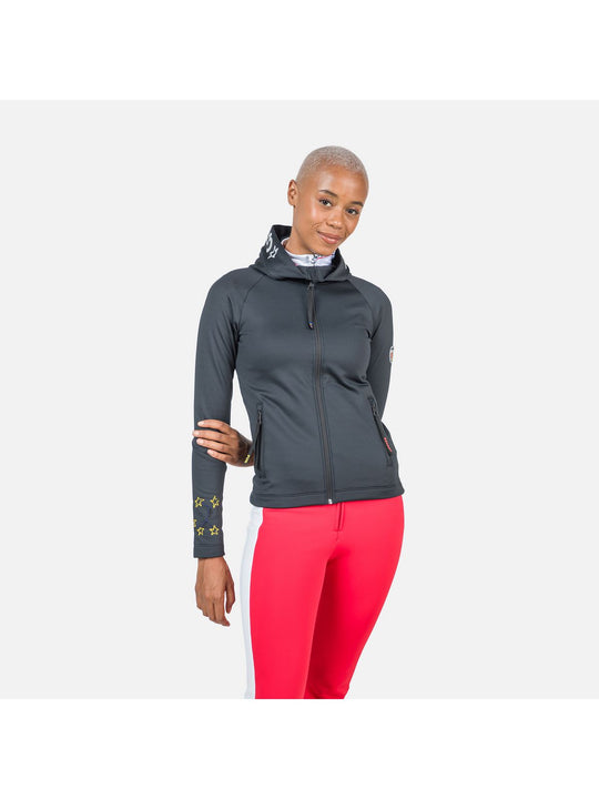 Bluza Rossignol W Climi Hoodie Jkt czarny - Kurtka - Adventure Sports
