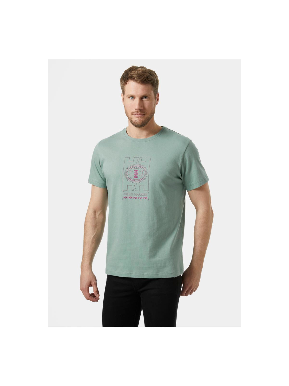 Koszulka HELLY HANSEN Core Graphic T zielony - Adventure Sports