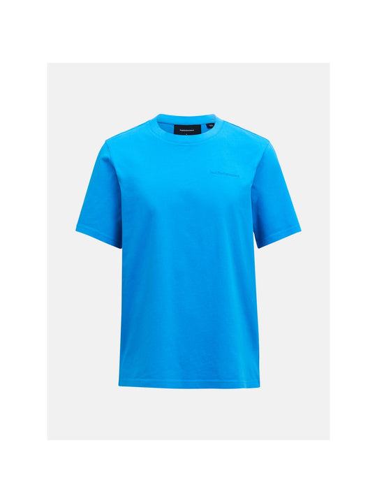 Koszulka PEAK PERFORMANCE Original Small Logo Tee Men niebieski - Adventure Sports
