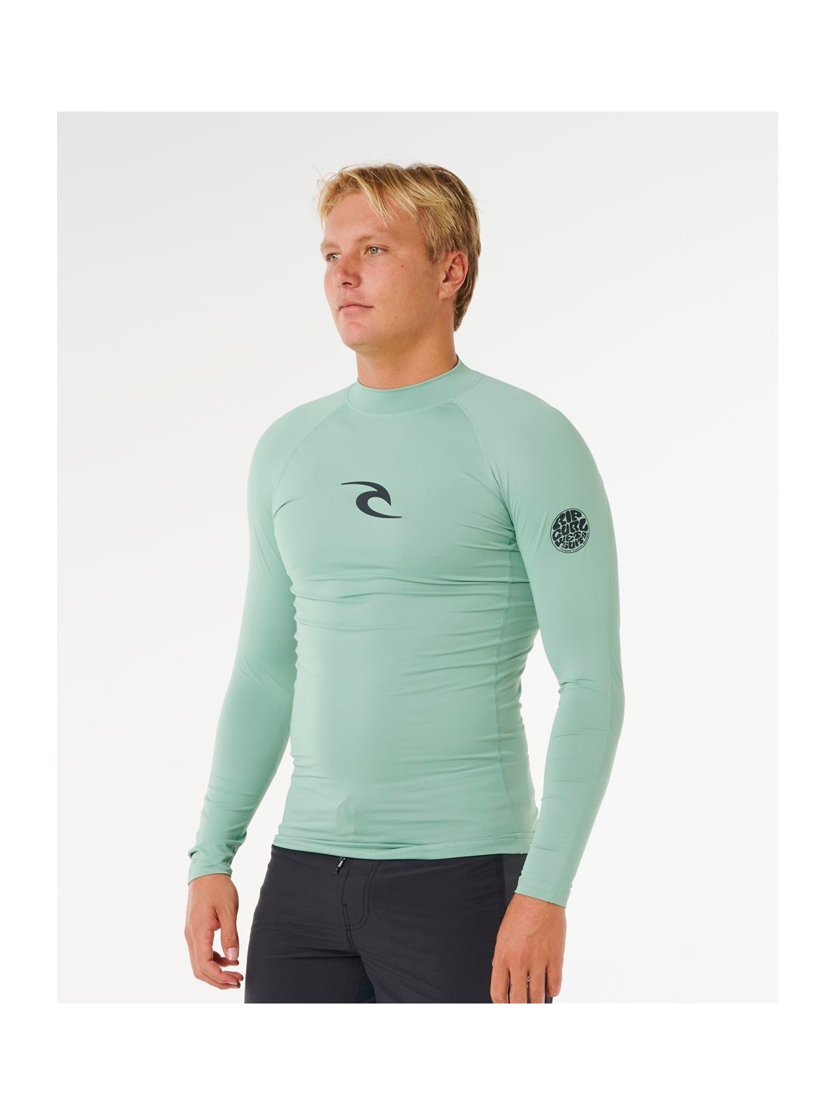 Lycra męska RIP CURL Waves Upf Perf L/S zielona