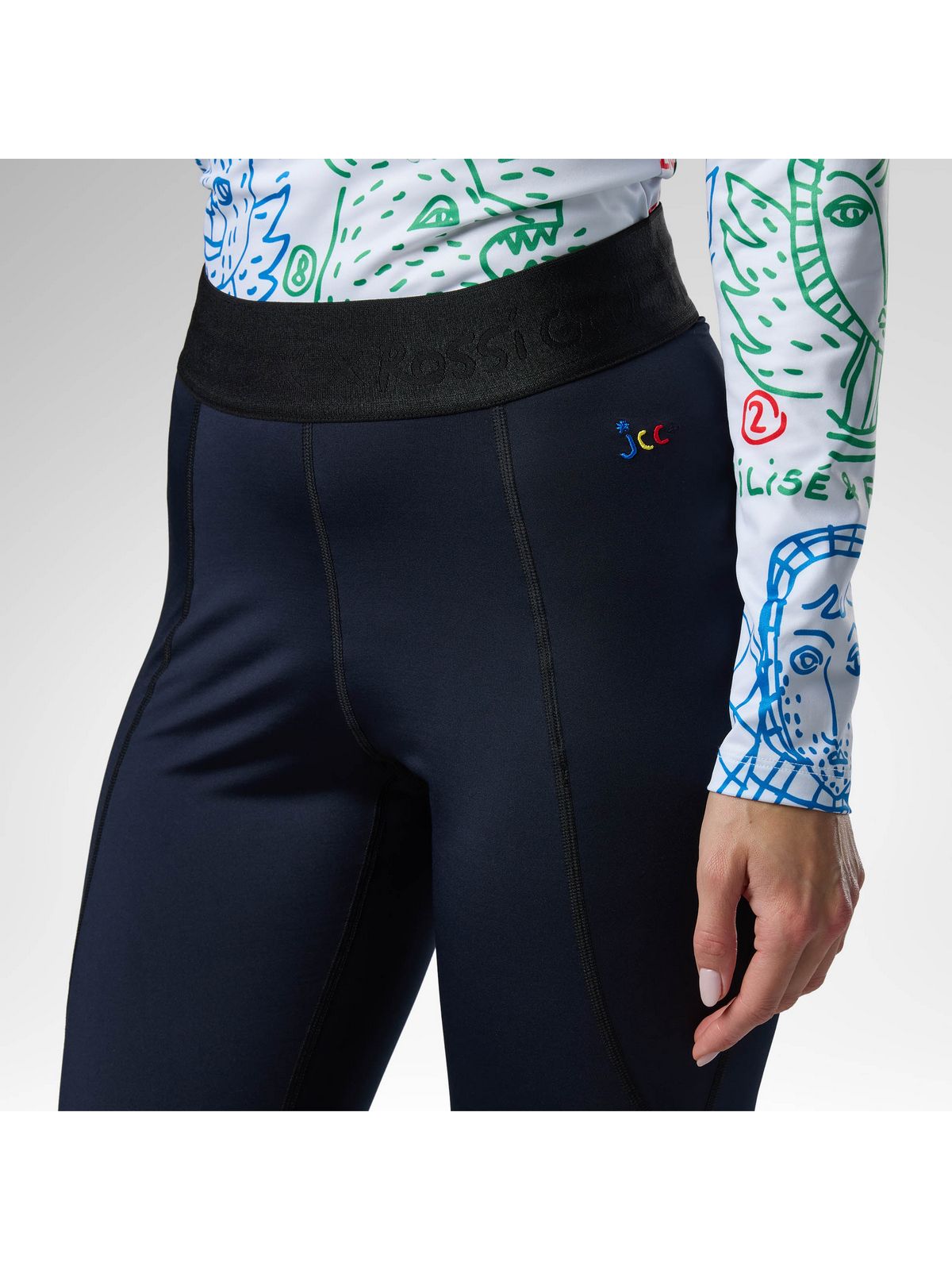 Legginsy damskie ROSSIGNOL W Jcc Tight czarne