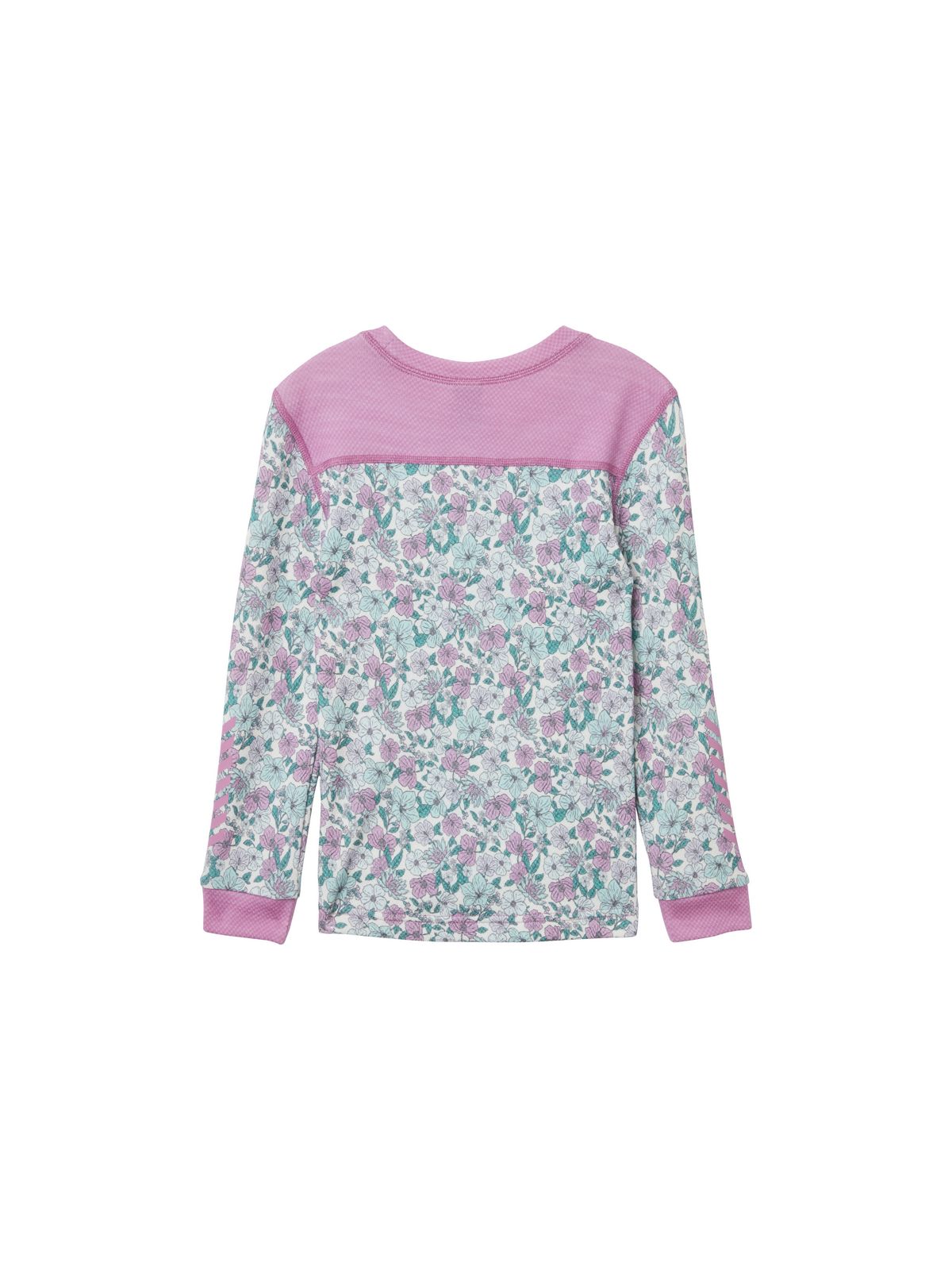 Bielizna dziecięca HELLY HANSEN K Graphic Lifa Merino Set kolor różowy