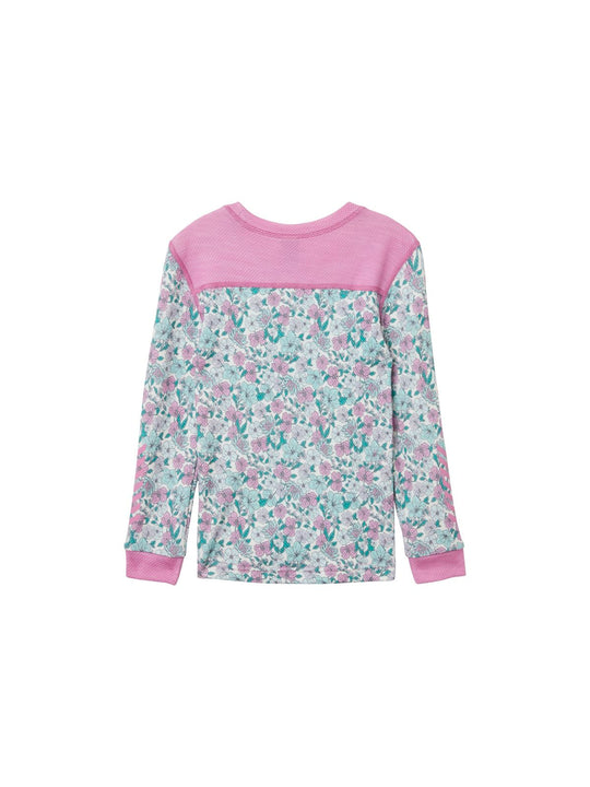 Bielizna dziecięca HELLY HANSEN K Graphic Lifa Merino Set kolor różowy
