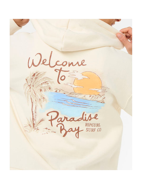 Bluza RIP CURL Paradise Bay Relaxed Hood biały
