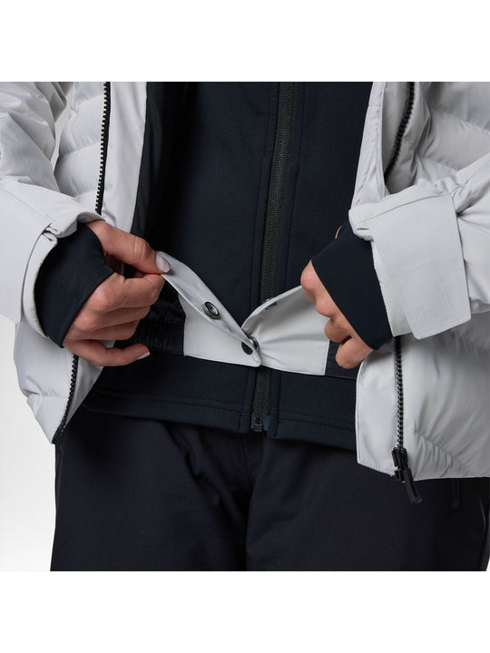 Kurtka narciarska damska ROSSIGNOL W Staci Insulated Jkt szara
