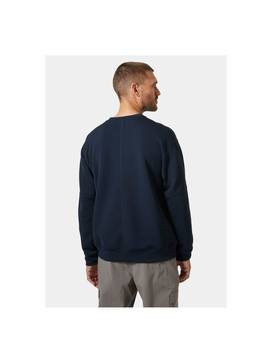 Bluza męska HELLY HANSEN Evolved Air Crewneck Midlayer granatowy - Adventure Sports
