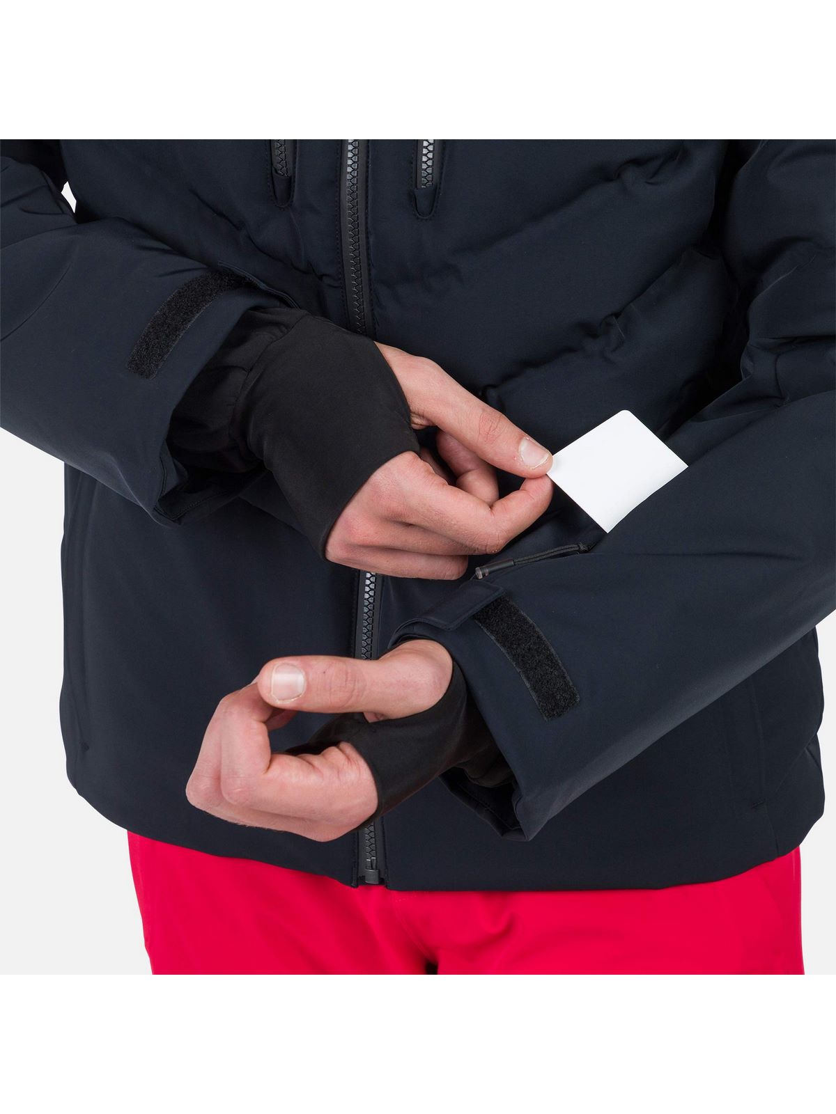 Kurtka z ociepliną syntetyczną męska Rossignol Blackside Puffy Jkt czarny