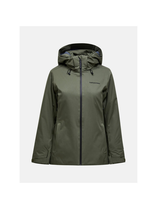 Kurtka narciarska damska PEAK PERFORMANCE Anima HIPE 2L Insulated Shell Jacket zielona
