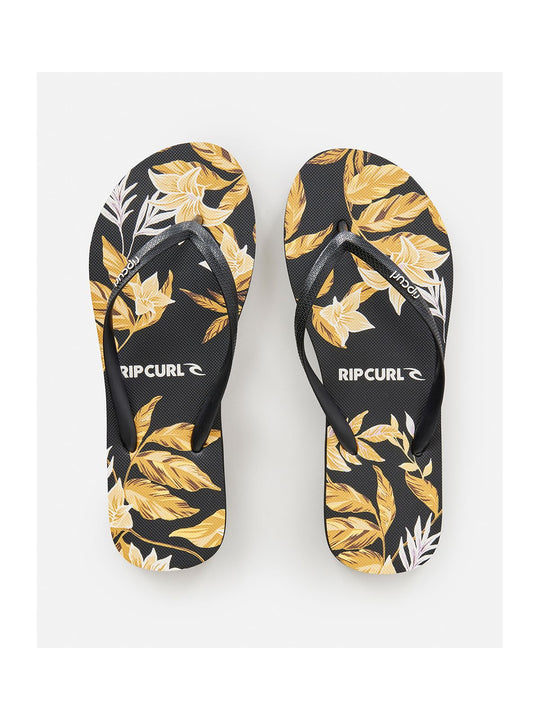Klapki RIP CURL La Isla Bloom Open Toe czarny - Adventure Sports
