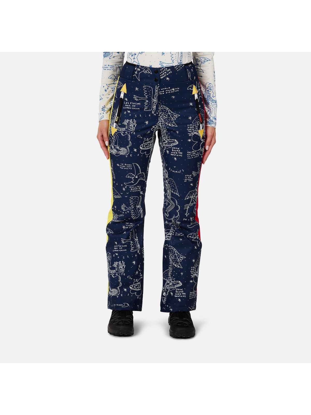 Spodnie narciarskie damskie ROSSIGNOL W Jcc Sublim Pant granatowe