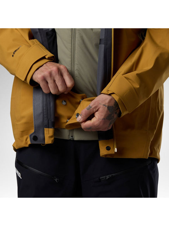 Kurtka narciarska męska ROSSIGNOL M Evader 2.0 3L Shell Jacket brązowa
