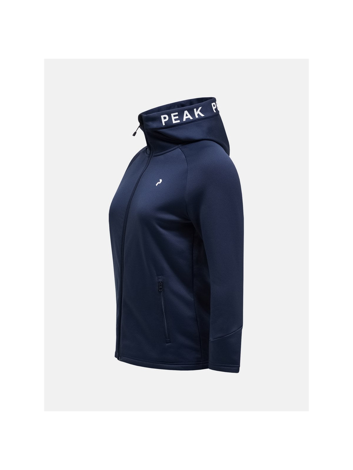 Bluza Peak Performance W Rider Zip Hood granatowy - Adventure Sports