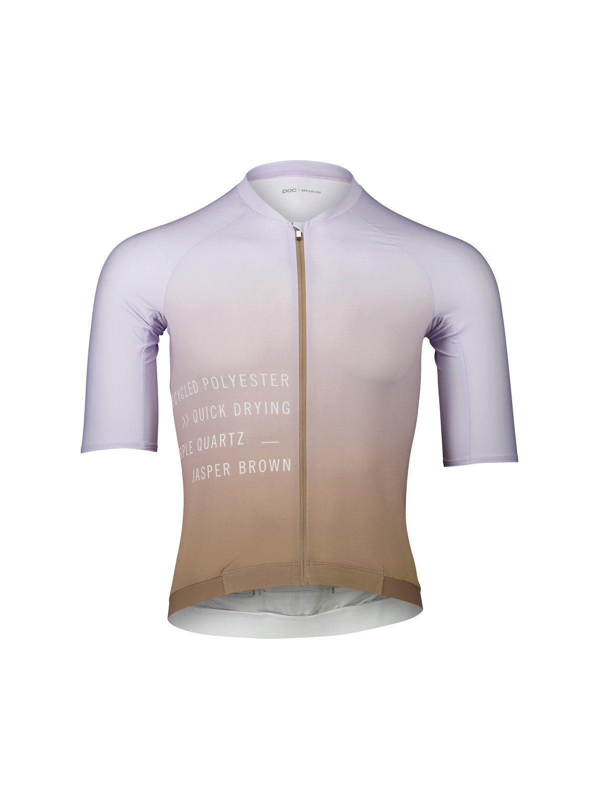 Koszulka rowerowa POC M’s Pristine Print Jersey brązowy - Adventure Sports