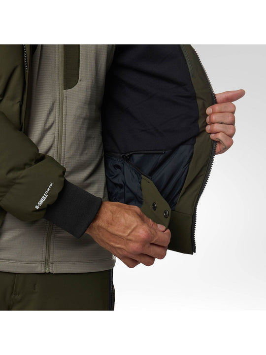 Kurtka narciarska męska ROSSIGNOL M Snowblaze Down Bomber Jacket zielona
