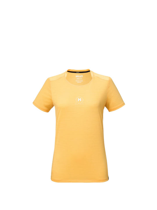 Koszulka damska MILLET Ubic Wool Ts Ss W żółta
