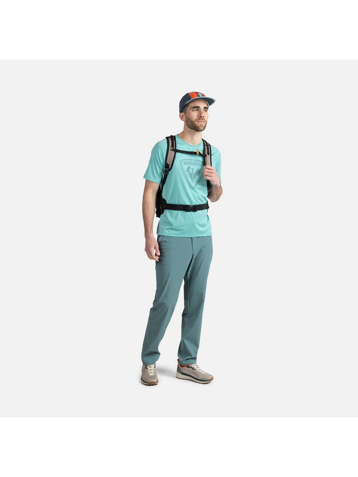 Koszulka treningowa męska ROSSIGNOL Westweg Shield Tee niebieski - Adventure Sports