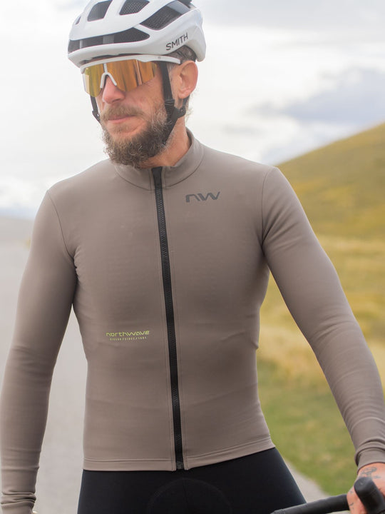 Bluza rowerowa NORTHWAVE Extreme Thermal Jrs beżowy
