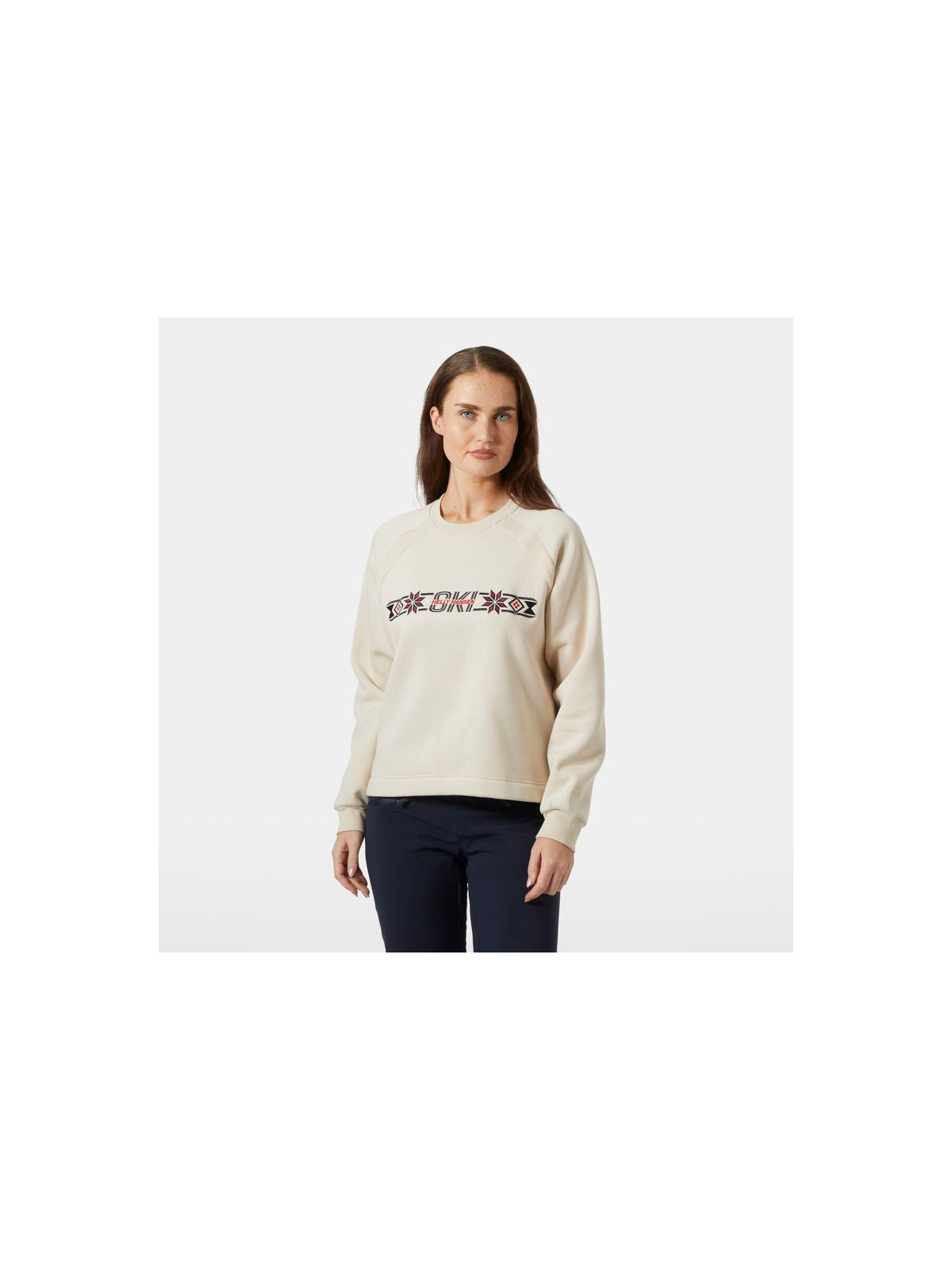 Bluza damska HELLY HANSEN W Bliss Sweater kolor beżowy