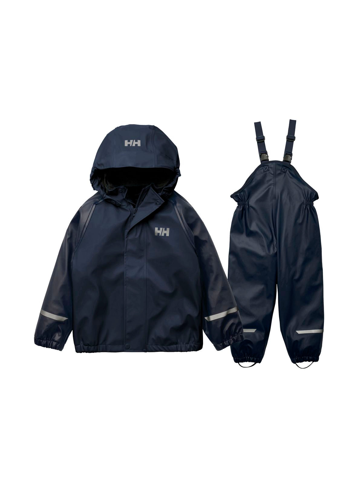 Kurtka puchowa dziecięca HELLY HANSEN K ISFJORD DOWN JACKET granatowa