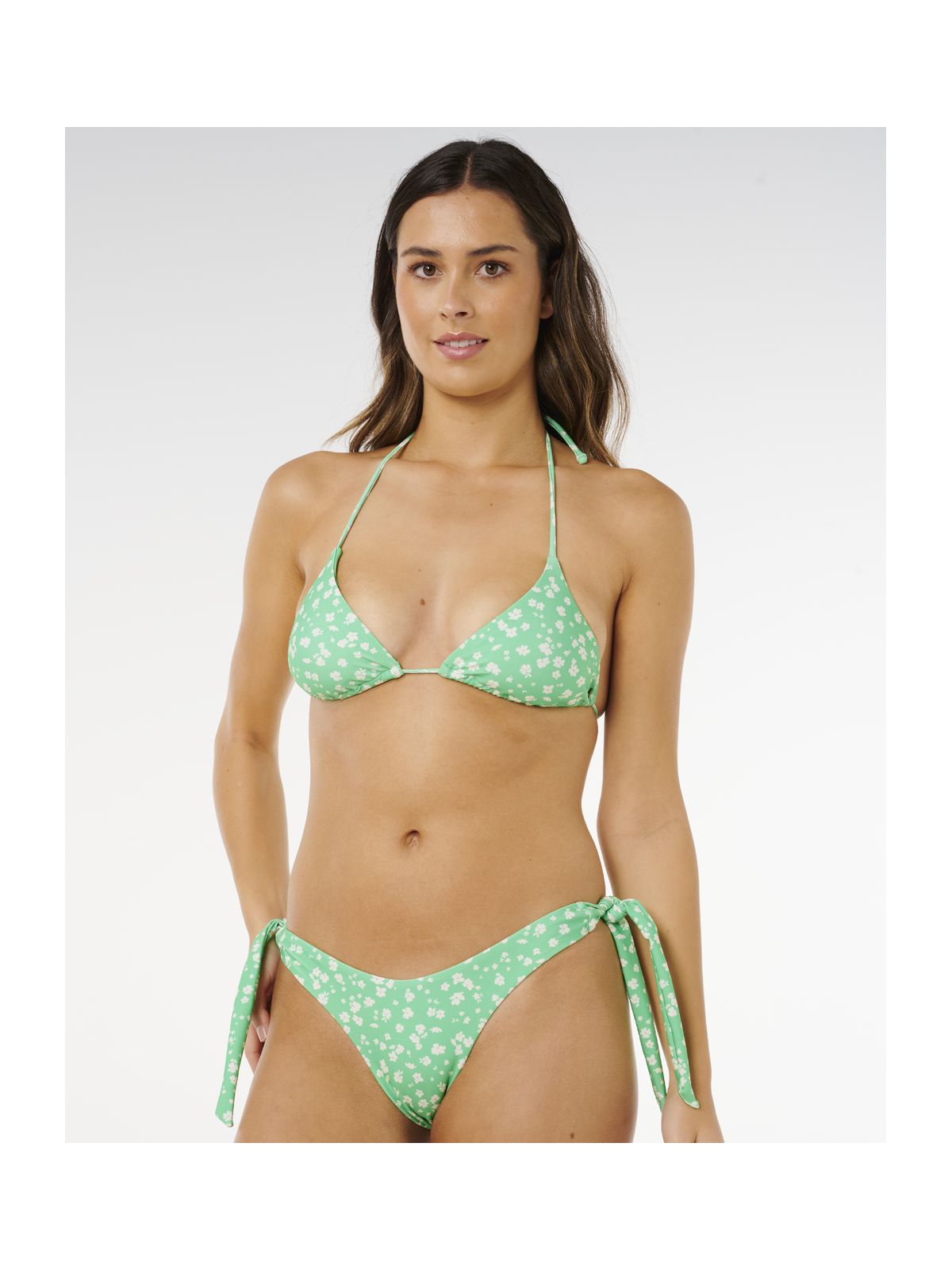 Dół od bikini damski RIP CURL Surf Side Hi Leg Skimpy zielone